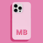 Einfache moderne Anfangsmonogramm Case-Mate iPhone Hülle<br><div class="desc">Einfache moderne erste Monogram Phone Case. Erstellen Sie Ihren eigenen personalisierten iPhone Case mit individuellem Anfangsnamen.</div>