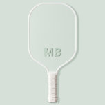 Einfache moderne Anfangsmonogramm Pickleball Schläger<br><div class="desc">Einfaches,  modernes Monogramm-Paddel. Erstellen Sie Ihr eigenes personalisiertes Pickleball mit einem benutzerdefinierten Anfangsnamen.</div>