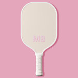Einfache moderne Anfangsmonogramm Pickleball Schläger<br><div class="desc">Einfaches,  modernes Monogramm-Paddel. Erstellen Sie Ihr eigenes personalisiertes Pickleball mit einem benutzerdefinierten Anfangsnamen.</div>