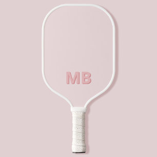 Einfache moderne Anfangsmonogramm Pickleball Schläger