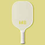Einfache moderne Anfangsmonogramm Pickleball Schläger<br><div class="desc">Einfaches,  modernes Monogramm-Paddel. Erstellen Sie Ihr eigenes personalisiertes Pickleball mit einem benutzerdefinierten Anfangsnamen.</div>