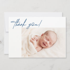 Einfache moderne Baby Boy Blue Geburt Baby Duschge Ankündigung