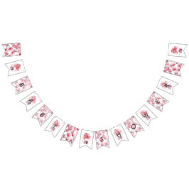 EINFACHE MODERNE BABY GIRL WATERCOLOR BALLOONS DUS WIMPELKETTE