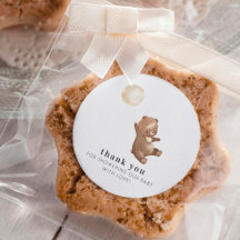 Einfache moderne Bären & Ballon Babydusche Vielen