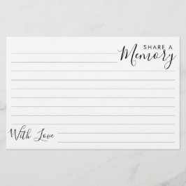 Einfache moderne Beerdigungsmesse Gedächtniskarte 