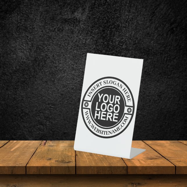 Einfache, moderne Berufliche Logos Sockelschild (Von Creator hochgeladen)