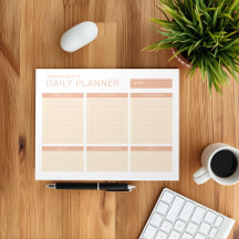 Einfache moderne Berufliche Planer Notepad