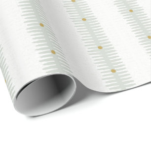 Einfache moderne beruhigende geometrische geschenkpapier
