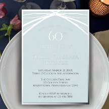 Einfache moderne Bögen 60. Hochzeitstag-Feier