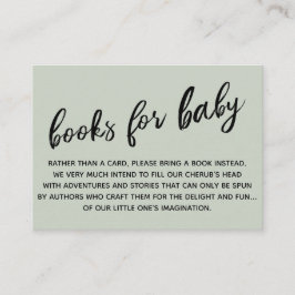 Einfache, moderne Buchanfrage Begleitkarte