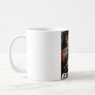 Einfache moderne Cool-Typografie-Name und Foto des Kaffeetasse