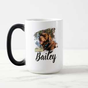 Einfache moderne coole Typografie Name und Foto de Verwandlungstasse