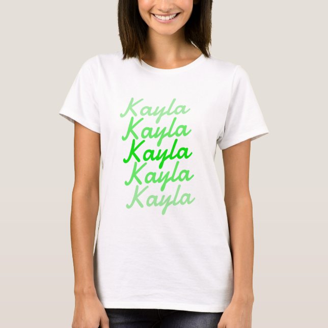 Einfache moderne Coole Typografie T-Shirt (Vorderseite)