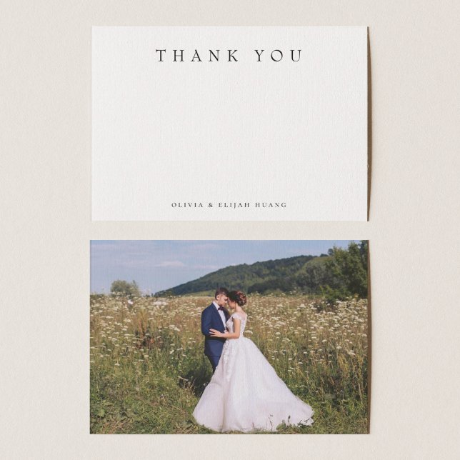 Einfache moderne Dankeschön-Karte Mitteilungskarte (Von Creator hochgeladen)