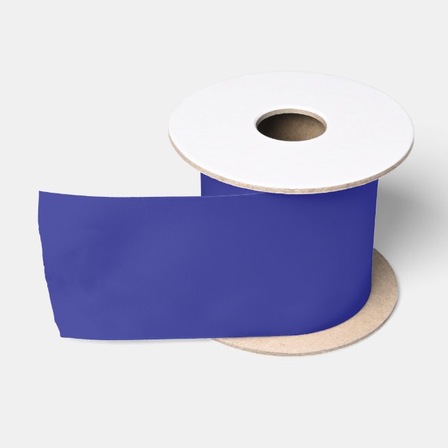 EINFACHE MODERNE DUNKELBLAUE HOCHZEITSFARBE  SATINBAND (Spule)