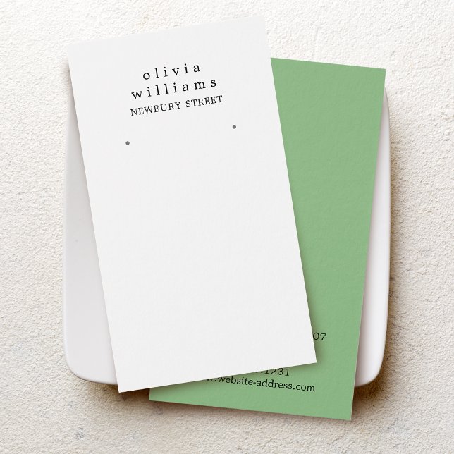 Einfache, moderne Earring Display Card (Von Creator hochgeladen)