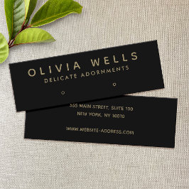 Einfache moderne Earring Display Mini-BusseB Mini Visitenkarte