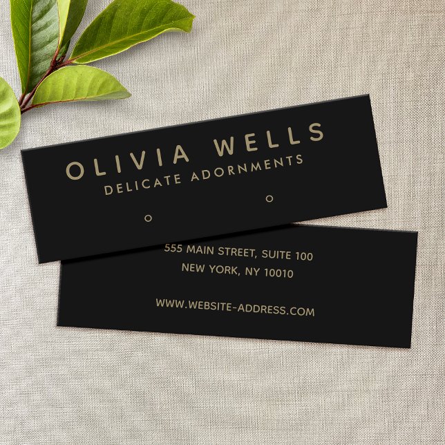 Einfache moderne Earring Display Mini-BusseB Mini Visitenkarte (Von Creator hochgeladen)