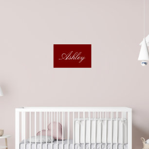 EINFACHE MODERNE ELEGANTE FAMILIEN-BABY-NAME  POSTER