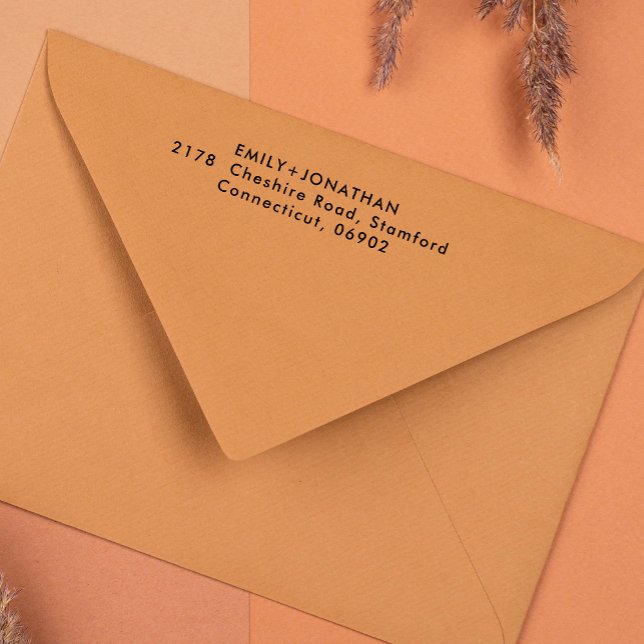 Einfache moderne, elegante Hochzeitsstiftung Permastempel (Von Creator hochgeladen)