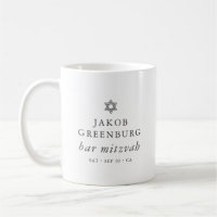 Einfache Moderne Elegante Star von David Bar Mitzv