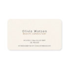 Einfache moderne Elfenbeinküste Mit Monogramm Beru