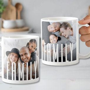 Einfache moderne Familie 2 Foto Kaffeetasse
