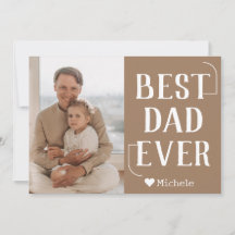 Einfache moderne Familienzüchter Tagesname Foto