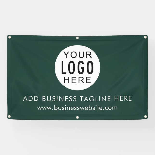 Einfache moderne Firmenlogos und Firmenwebsite Banner (Horizontal)