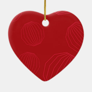 Einfache, moderne, fließende Weihnachtsschmuck