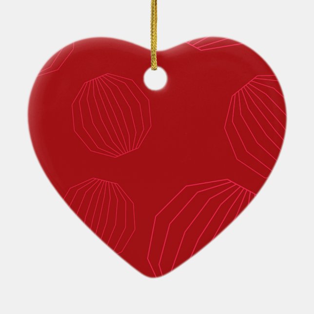 Einfache, moderne, fließende Weihnachtsschmuck (Hinten)