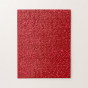 Einfache, moderne, fließende Weihnachtsschmuck Puzzle