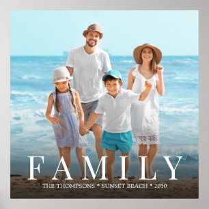 Einfache moderne Foto Minimalistische Individualit Poster