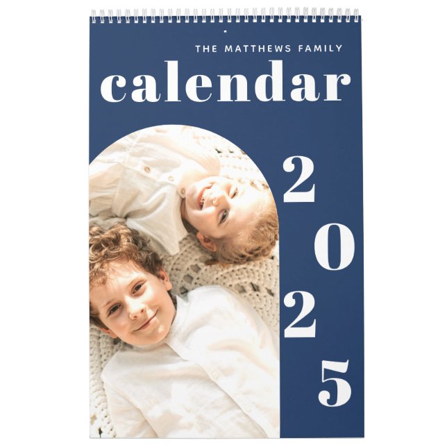 Einfache, moderne Foto-Planer-Kalender Kalender (Titelbild)