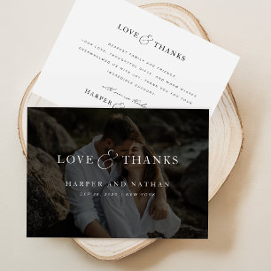 Einfache moderne Foto-QR-Code-Hochzeit Save The Date