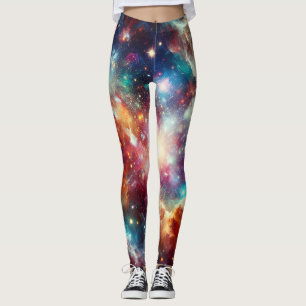 Einfache Moderne: Galaxy Space Rock Coole Leggings