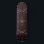 Einfache moderne geometrische Star-Skateboard Skateboard<br><div class="desc">Die einfache Modern Geometric Star Individuelle Name Skateboard zeichnet sich durch einen geometrischen Stern auf einem tiefen roten Hintergrund aus. Geben Sie Ihrem Lieblingskateboarder zu Weihnachten,  Geburtstag oder Ihrer BESTE FREUNDIN ein maßgeschneidertes Geschenk,  ein personalisiertes Skateboard. Entworfen von ©Evco Studio www.zazzle.com/store/evcostudio</div>