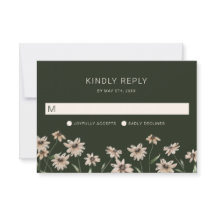 Einfache moderne Grüne Hochzeit