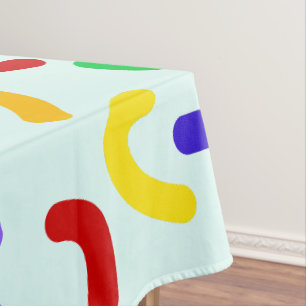 Einfache, moderne, grüne Sprinkle Geburtstagsparty Tischdecke