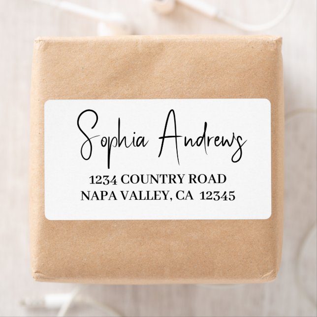 Einfache, moderne, handgezeichnete Script-Rücksend (Insitu)