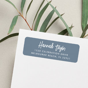 Einfache, moderne, handgezeichnete Script-Rücksend
