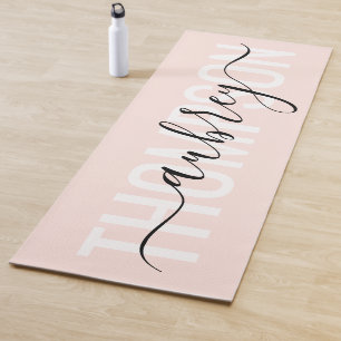 Einfache, moderne Handschrift Yogamatte