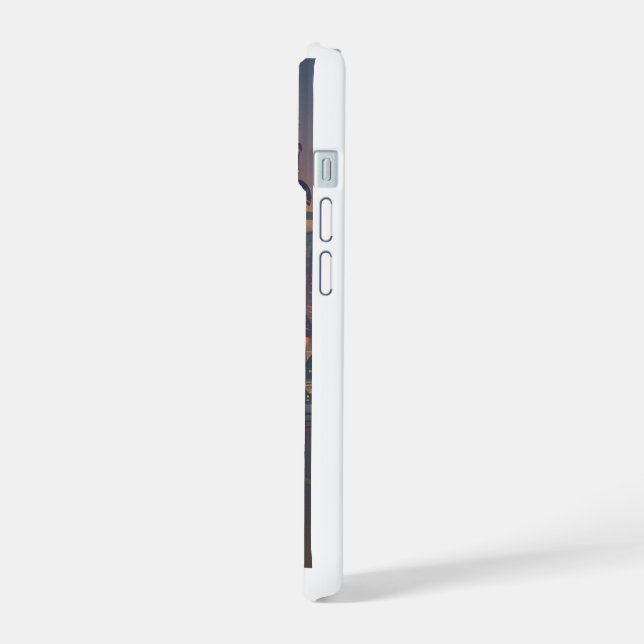 Einfache moderne Handyhülle iPhone 15 Hülle (Linke Seite)