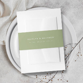 Einfache moderne Heirat Einladungsbanderole