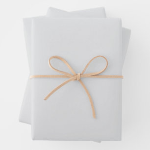 EINFACHE MODERNE HOCHZEIT IN HELLGRAU  GESCHENKPAPIER SET