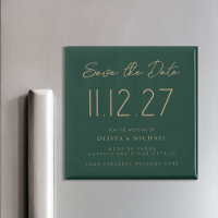 Einfache moderne Hochzeit ohne Foto Save the Date