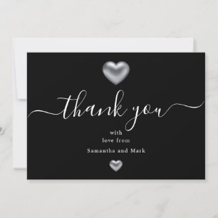 Einfache moderne Hochzeitskarte für das Silberschw Einladung