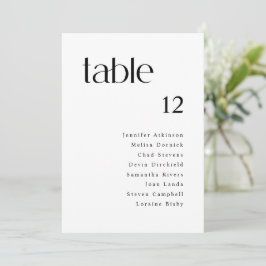 Einfache moderne Hochzeitskarten Einladung