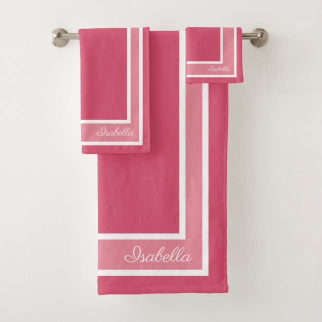 Einfache moderne Honeysuckle Badhandtuch Set (Insitu)