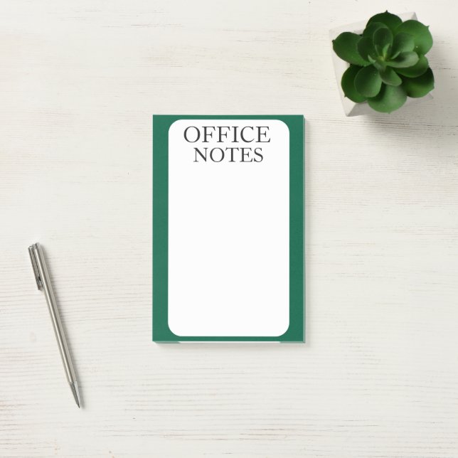 EINFACHE MODERNE INDIVIDUELL GESTALTETE BÜROARBEIT POST-IT KLEBEZETTEL (Büro)